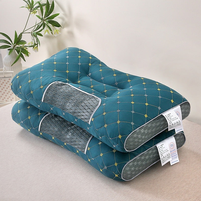 Deep Sleep Bamboo Fiber Pillow – Cervical Neck Support & Anti-Allergy