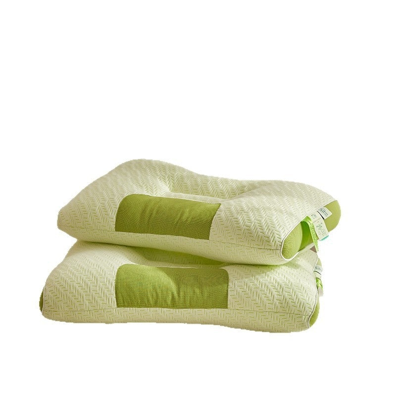 Deep Sleep Bamboo Fiber Pillow – Cervical Neck Support & Anti-Allergy