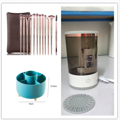 Electric Makeup Brush Cleaner Machine – USB Rechargeable & Portable