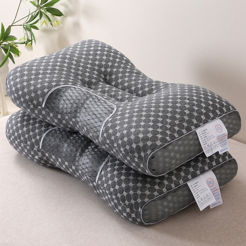 Deep Sleep Bamboo Fiber Pillow – Cervical Neck Support & Anti-Allergy