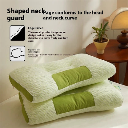 Deep Sleep Bamboo Fiber Pillow – Cervical Neck Support & Anti-Allergy