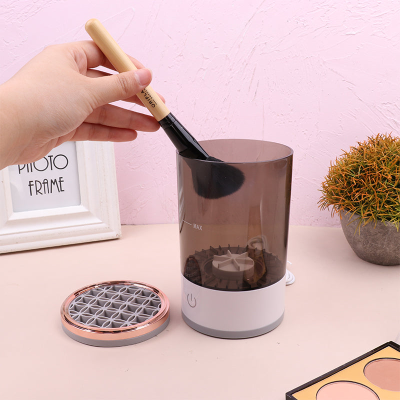 Electric Makeup Brush Cleaner Machine – USB Rechargeable & Portable